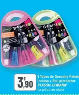 G20 CLASSIC ULMANN 5 Tubes de Gouache Palette incluse + Etui protecteur offre