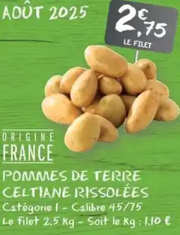 G20 Pommes de terre celtiane rissolées offre