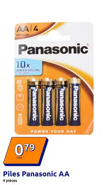 Action PANASONIC Piles AA offre