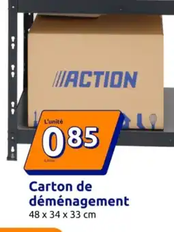 Action Carton de déménagement offre