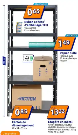 Action Étagère en métal offre