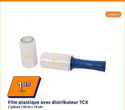 Action TCX Film plastique avec distributeur offre