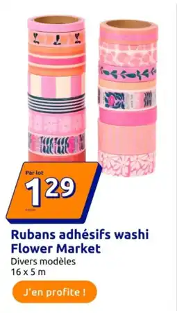 Action Rubans adhésifs washi Flower Market offre