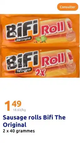 Action BIFI Sausage rolls The Original offre