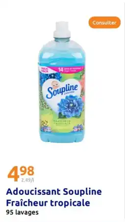 Action SOUPLINE Adoucissant Fraîcheur tropicale offre
