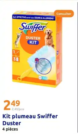 Action SWIFFER Kit plumeau Duster offre
