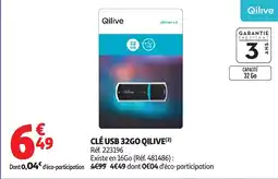 Auchan QILIVE Clé usb 32go offre