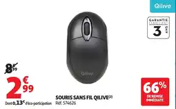 Auchan QILIVE Souris sans fil offre