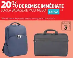 Auchan QILIVE Sur la bagagerie multimédia offre
