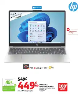 Auchan HP Portable 15-fc0143nf offre