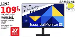 Auchan SAMSUNG Ecran ls27d300gauxen offre