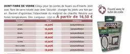 Bricomarché Dim - joint fibre de verre offre