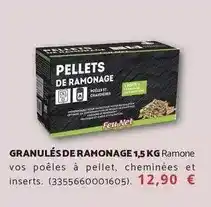 Bricomarché Granulés de ramonage offre