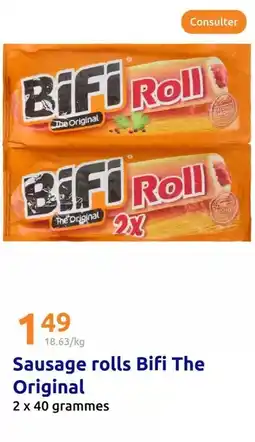 Action Sausage rolls bifi the original offre
