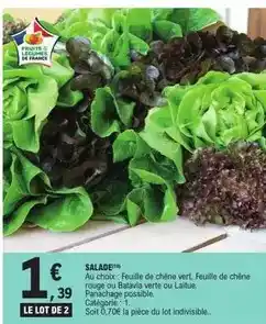 E.Leclerc Chêne - salade offre