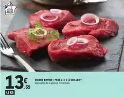 E.Leclerc Francaise - viande bovine: pavé à griller offre
