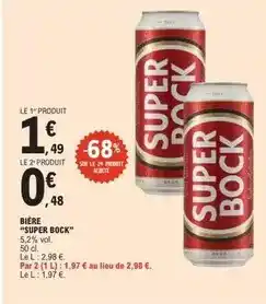 E.Leclerc Super bock - bière offre