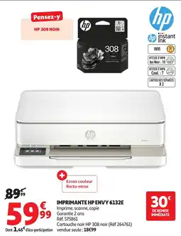 Auchan HP Imprimante envy 6132e offre
