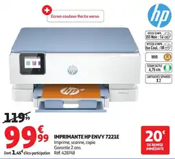 Auchan HP Imprimante envy 7221e offre