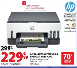 Auchan HP Imprimante a reservoirs smart tank 7005 offre
