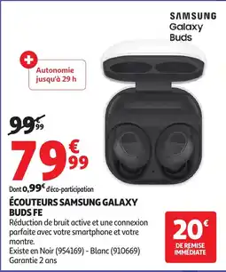 Auchan SAMSUNG Écouteur galaxy buds fe offre