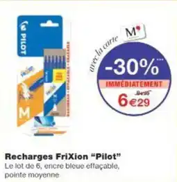 Monop' Recharges frixion pilot offre