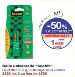Monop' Colle universelle scotch offre