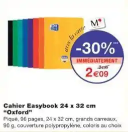 Monop' Cahier easybook oxford offre