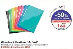 Monop' Chemise à élastique oxford offre