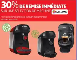 Auchan TASSIMO Sur une sélection de machine offre