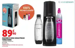 Auchan SODASTREAMSoda machine à terra noire offre