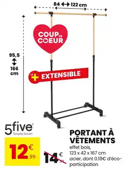Stokomani 5five Portant à vêtements offre