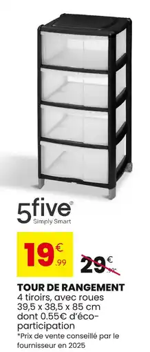 Stokomani 5FIVE Tour de rangement offre