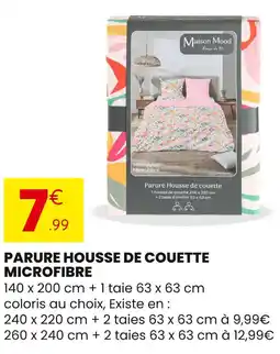 Stokomani Parure Housse de couette Microfibre offre