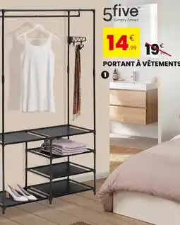 Stokomani 5five Simply Smart Portant à vêtements offre