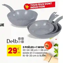 Stokomani Delba 3 poêles + 1 wok offre