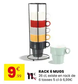 Stokomani Rack 6 mugs offre