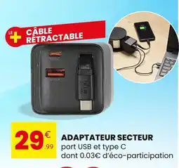 Stokomani ADAPTATEUR SECTEUR offre