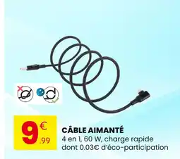 Stokomani Câble aimanté offre