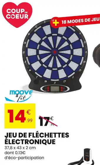 Stokomani JEU DE FLÉCHETTES ÉLECTRONIQUE offre