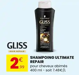 Stokomani Schwarzkopf GLISS Shampoing Ultimate Repair offre