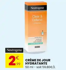 Stokomani NEUTROGENA Crème de jour hydratante offre