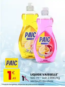 Stokomani PAIC Liquide Vaisselle offre