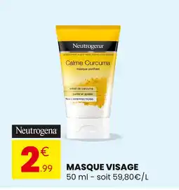 Stokomani Neutrogena Masque visage offre