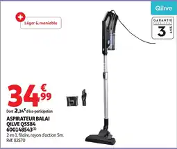 Auchan QILIVE Aspirateur balai q5584 600148543 offre