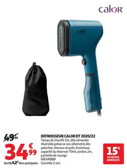 Auchan CALOR Defroisseur dt 2020/22 offre