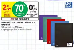 Intermarché OXFORD Protege document initial a4 offre