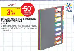 Intermarché VIQUEL Trieur extensible 8 positions rainbow touch a4 offre