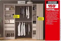 Brico Dépôt Kit dressing cinta chêne clair offre
