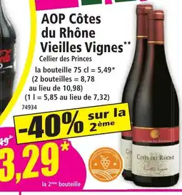 Norma AOP Côtes du Rhône Vieilles Vignes offre